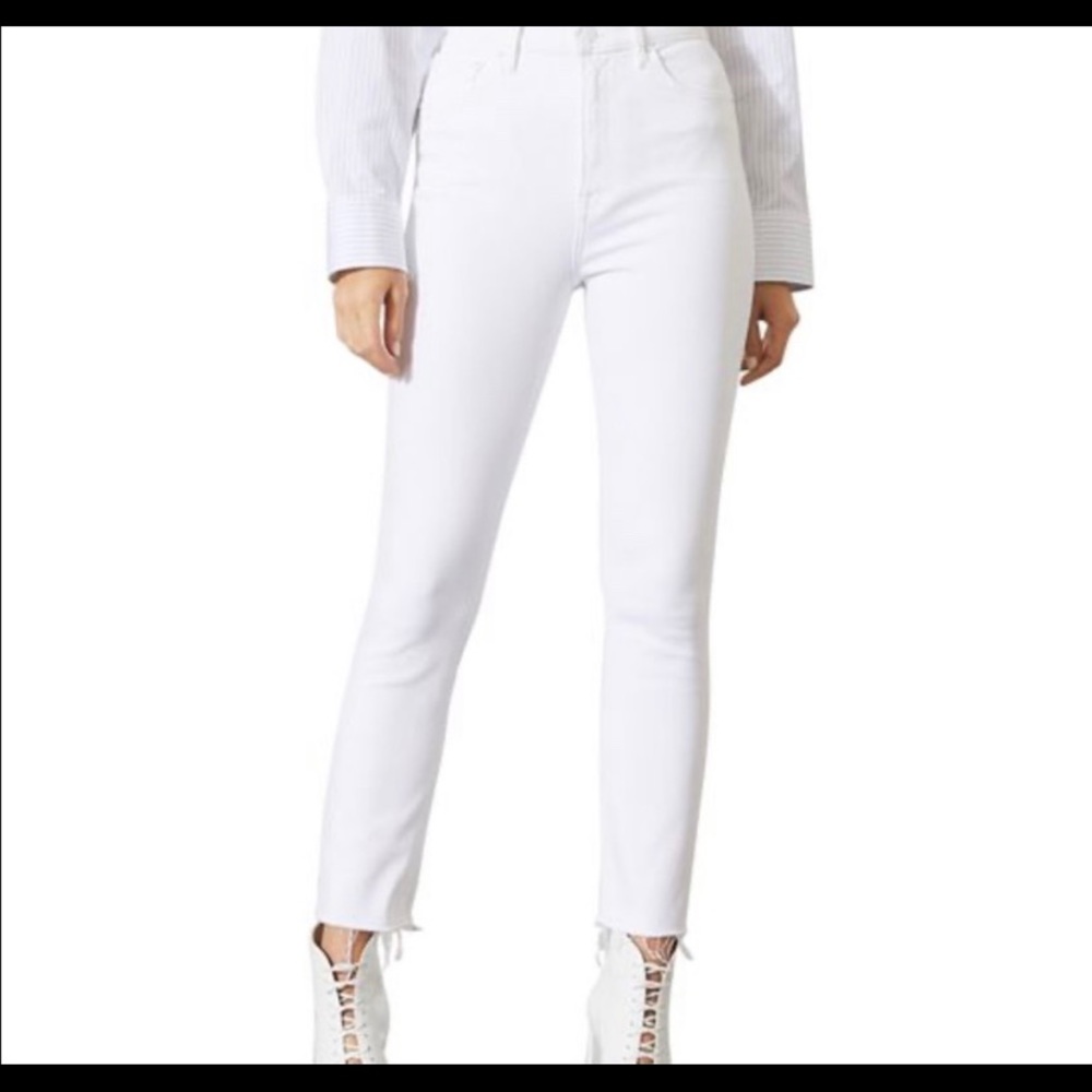 🆕 GRLFRND Karolina High Waist Raw Ankle Jeans 26